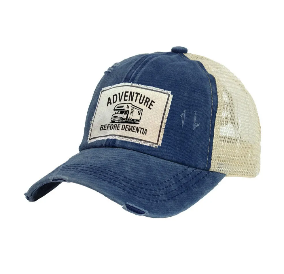 Adventure Before Dementia - Vintage Distressed Trucker Adult Hat