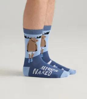 Almoose Naked Moose Men's Crew Socks