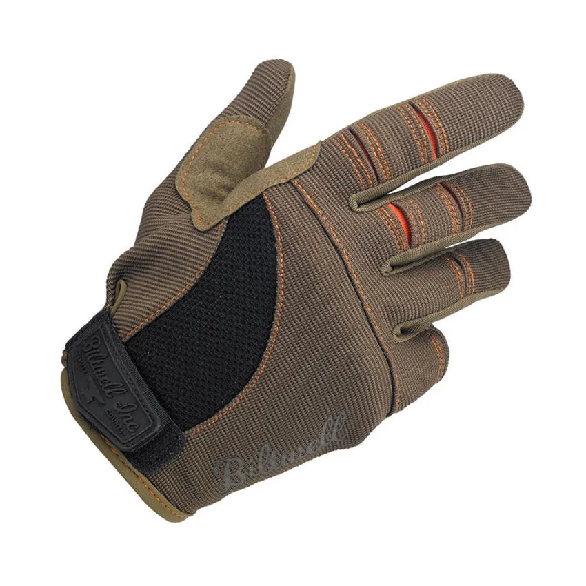 Biltwell Moto Gloves Brown/Orange