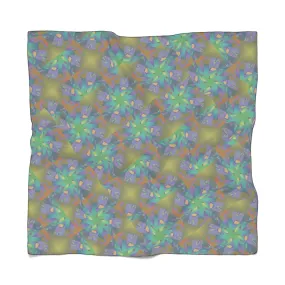 Blue Poly Scarf