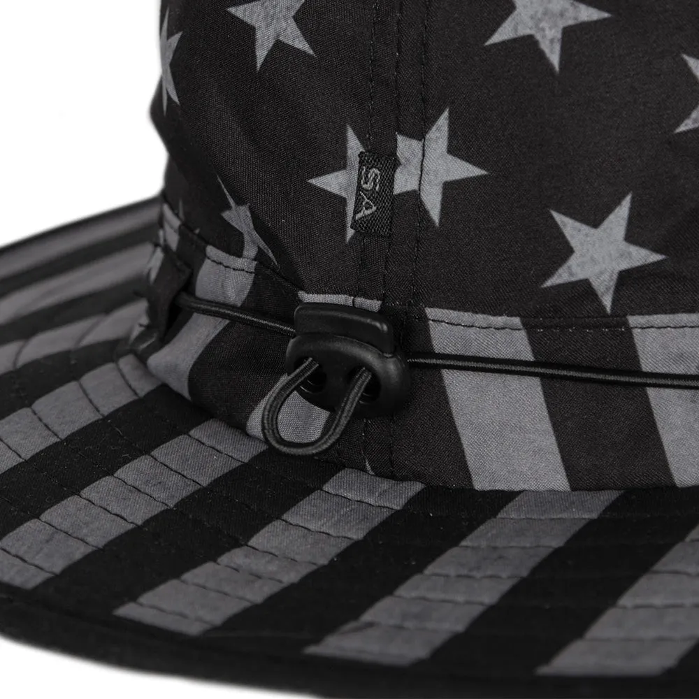 Bucket Hat | Blackout American Flag 2.0 by Soul of Adventure