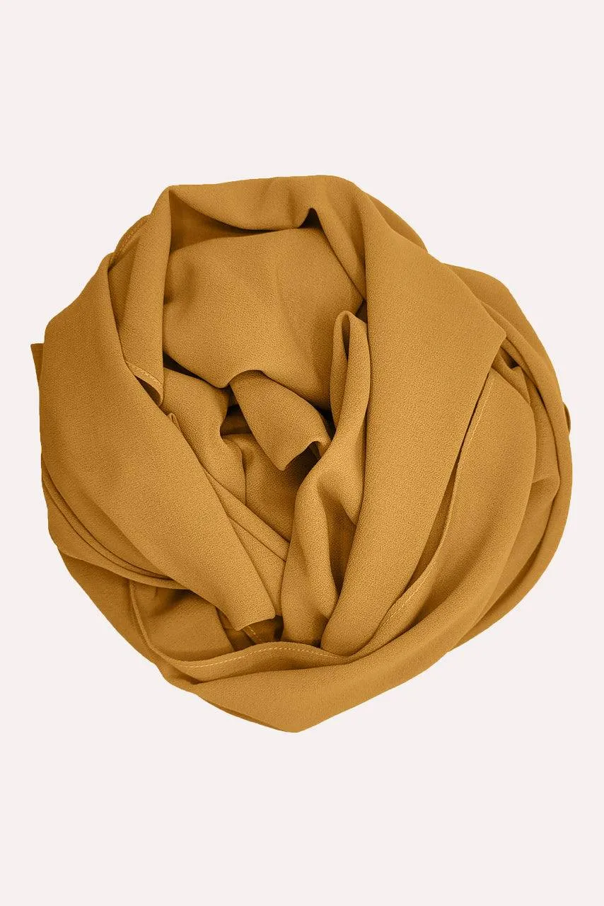 Classic Chiffon Hijab - Golden Hour