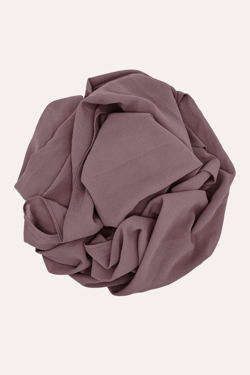 Classic Chiffon Hijab - Lilac Gray