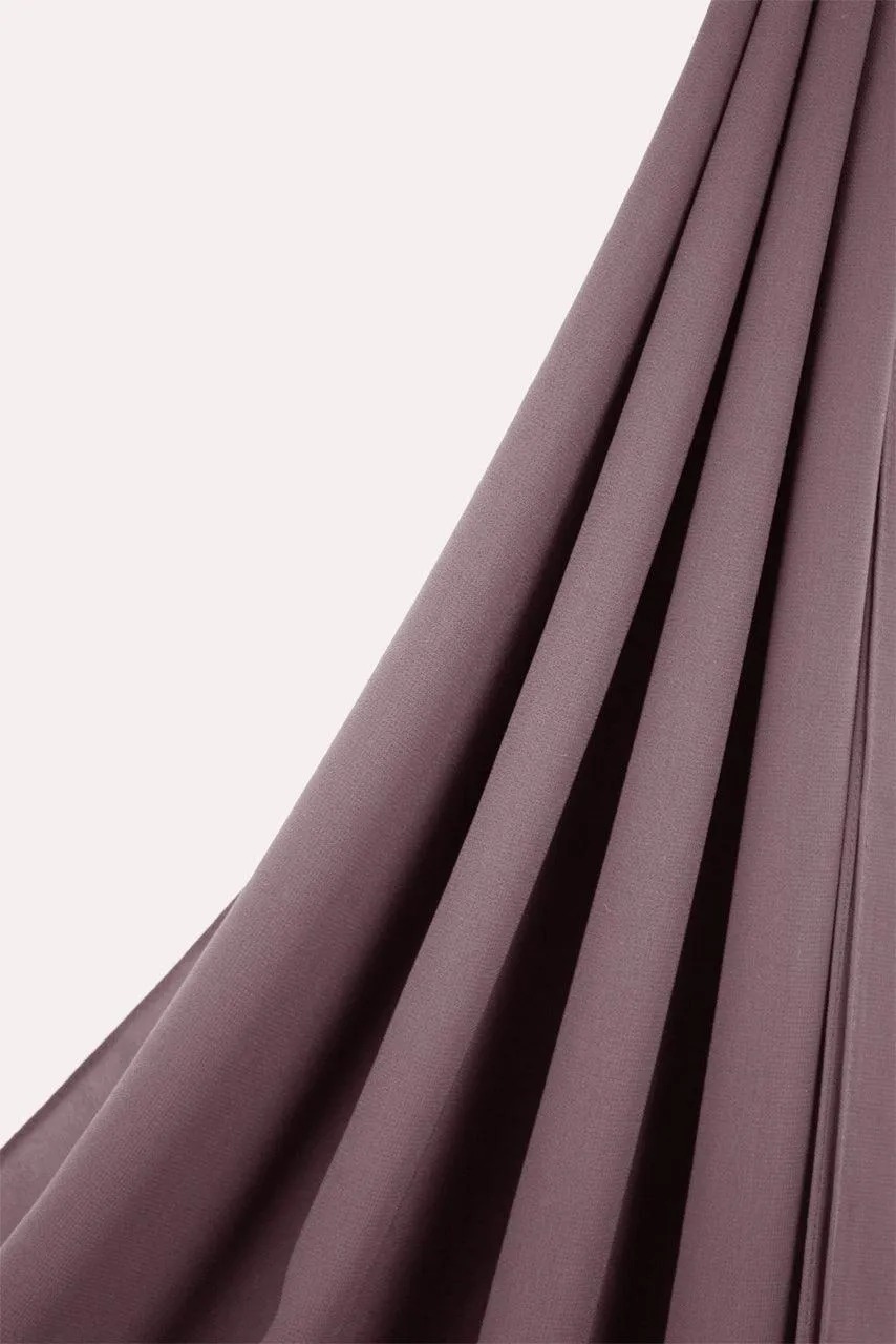 Classic Chiffon Hijab - Lilac Gray