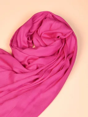 Classic Viscose Scarf - Pink