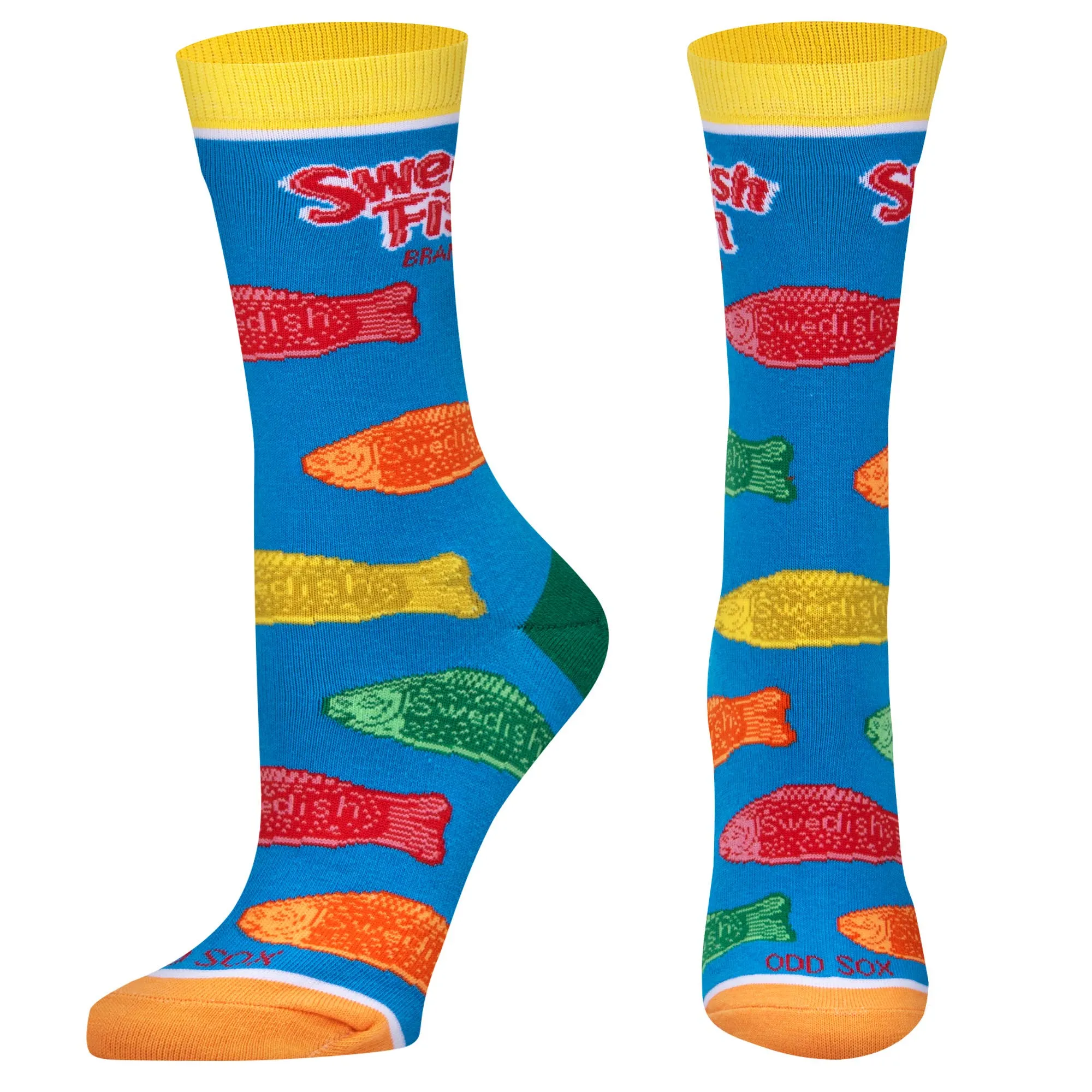 Cool Socks - Swedish Fish Flavors - Womens Crew Folded