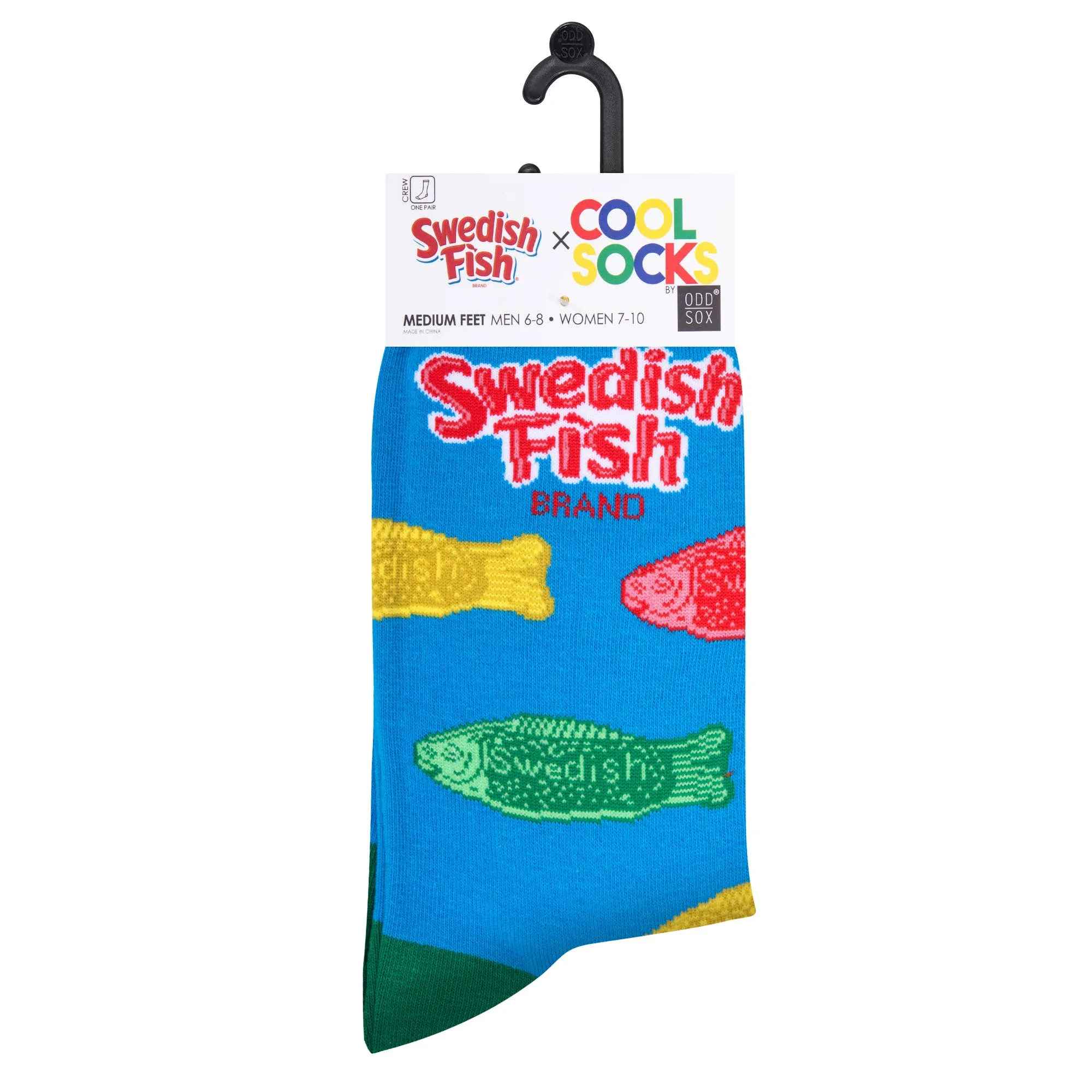 Cool Socks - Swedish Fish Flavors - Womens Crew Folded