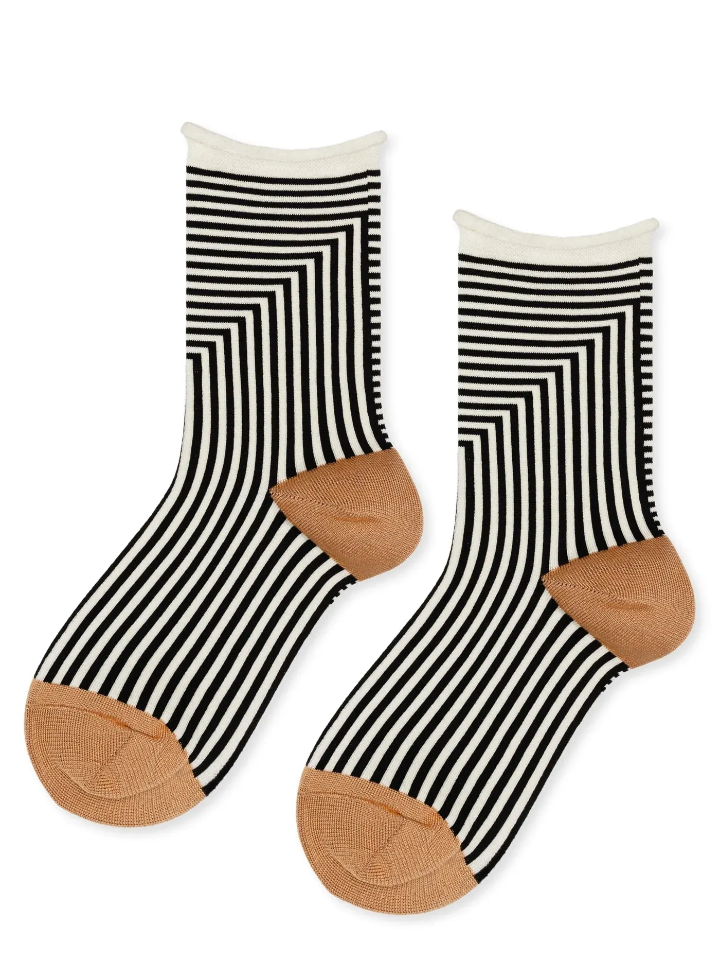 Corbusier Crew Socks in Black