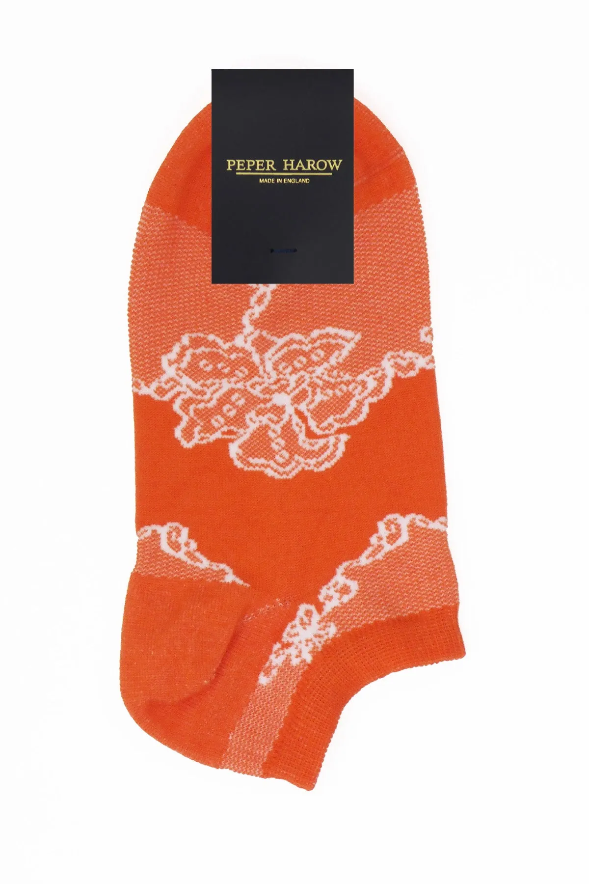 Delicate Women's Trainer Socks - Orange