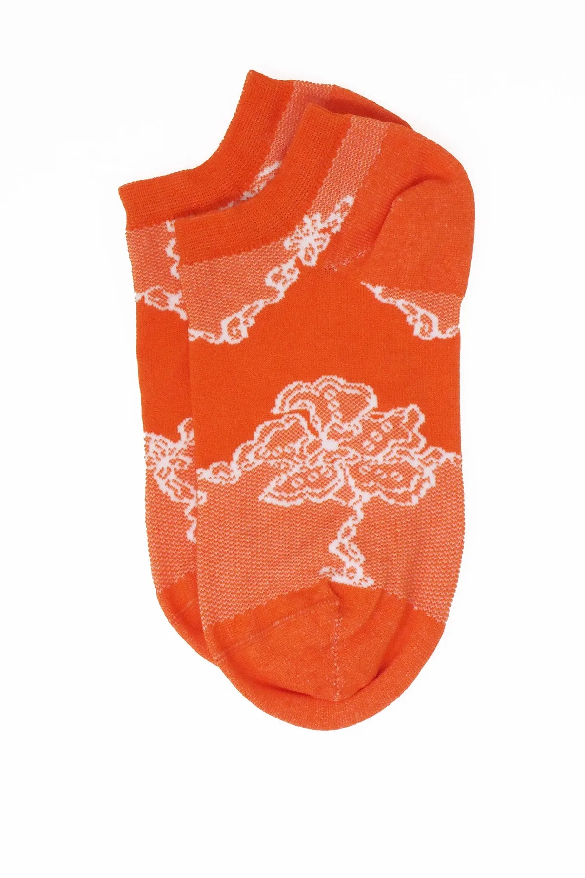 Delicate Women's Trainer Socks - Orange