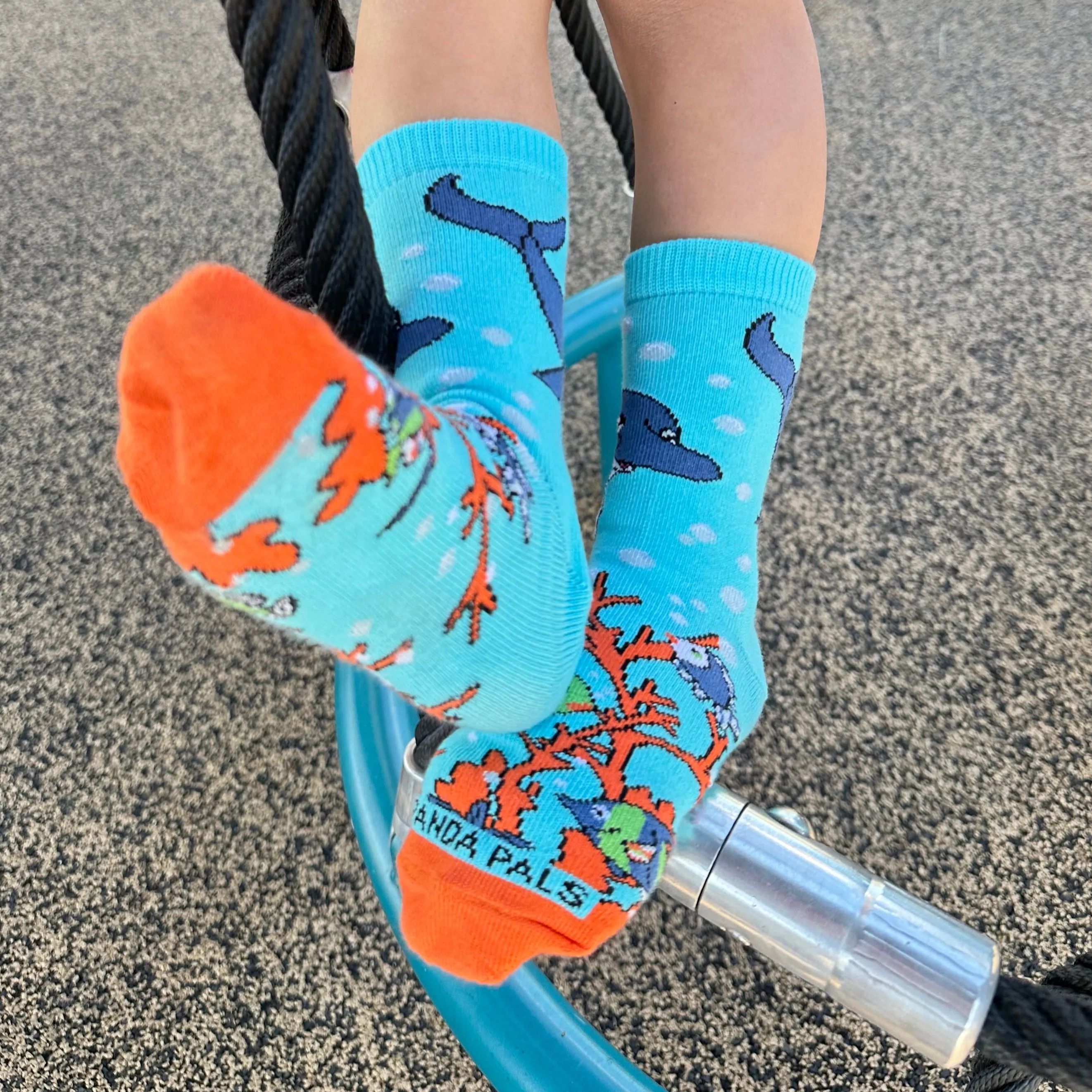 Dolphins in the Ocean Socks from the Sock Panda (Ages 3-7)