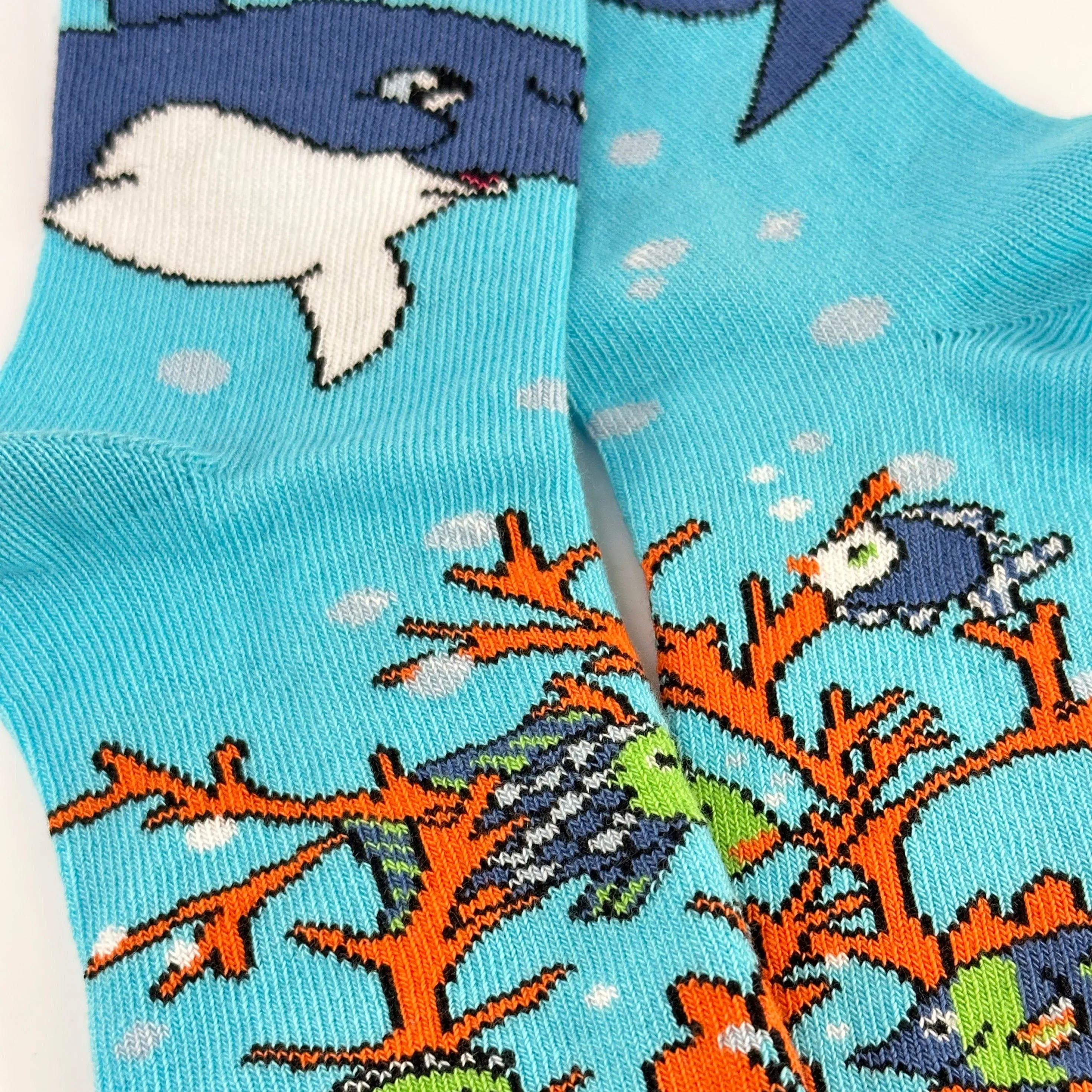 Dolphins in the Ocean Socks from the Sock Panda (Ages 3-7)