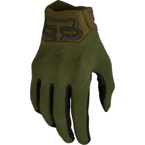 Fox Racing  Mens Bomber LT D30 Gloves Premium Knuckle Guard Fatigue Green