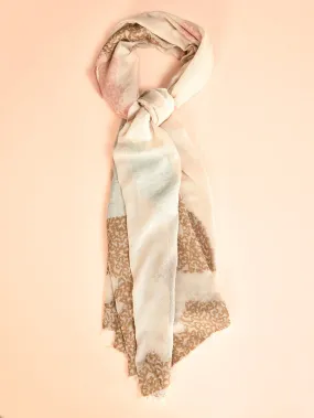 Jacquard Embroidered Scarf