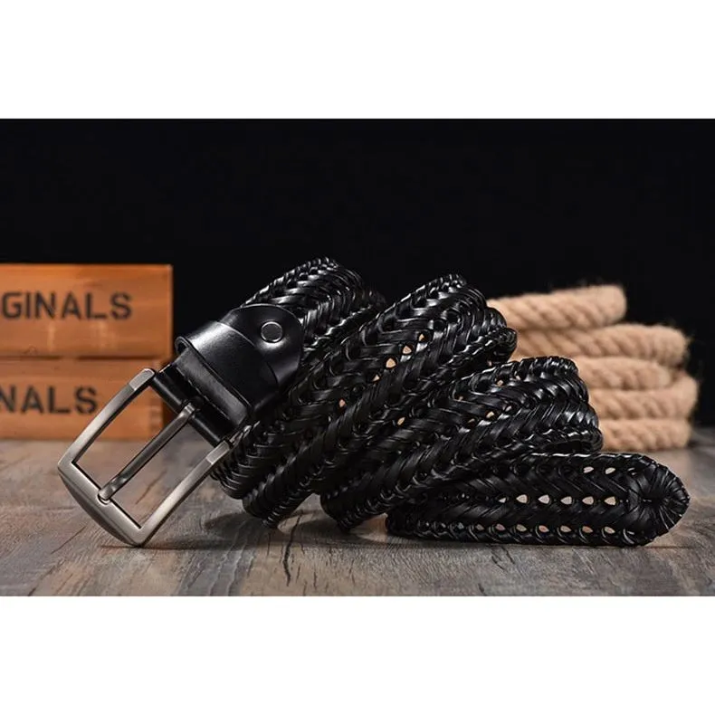 KnitLuxe Elegant Handcrafted Geometric Belt