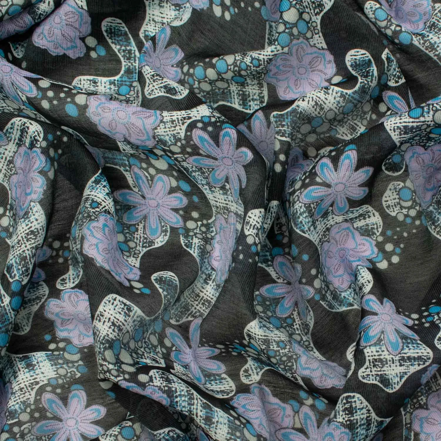 Laurenza Shimmer Printed Chiffon