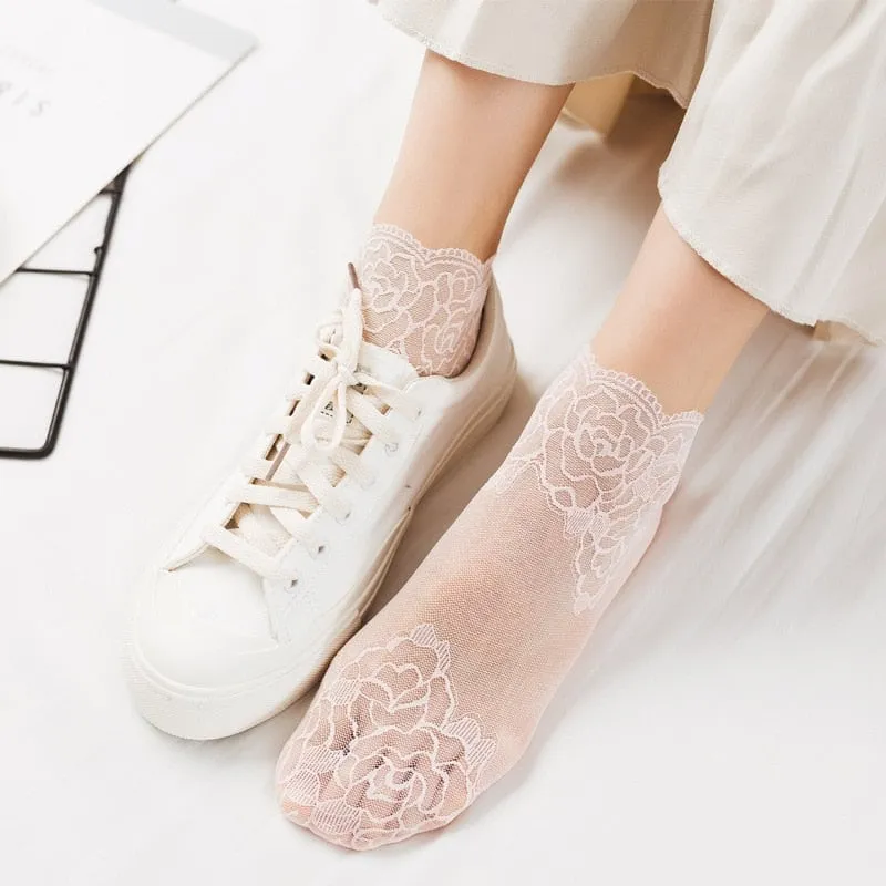 Lightweight Lace Socks