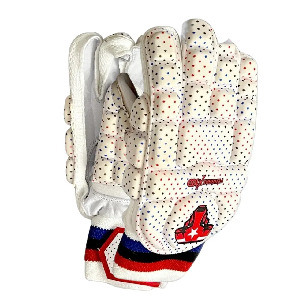 Matador Batting Gloves, Hard Tennis Cricket Batting Gloves White