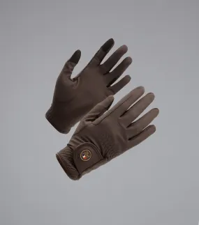 Metaro Junior Riding Gloves Brown