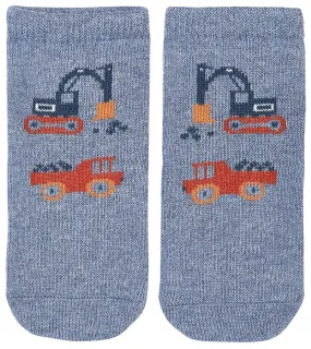 Organic Socks Ankle Jacquard- Big Diggers