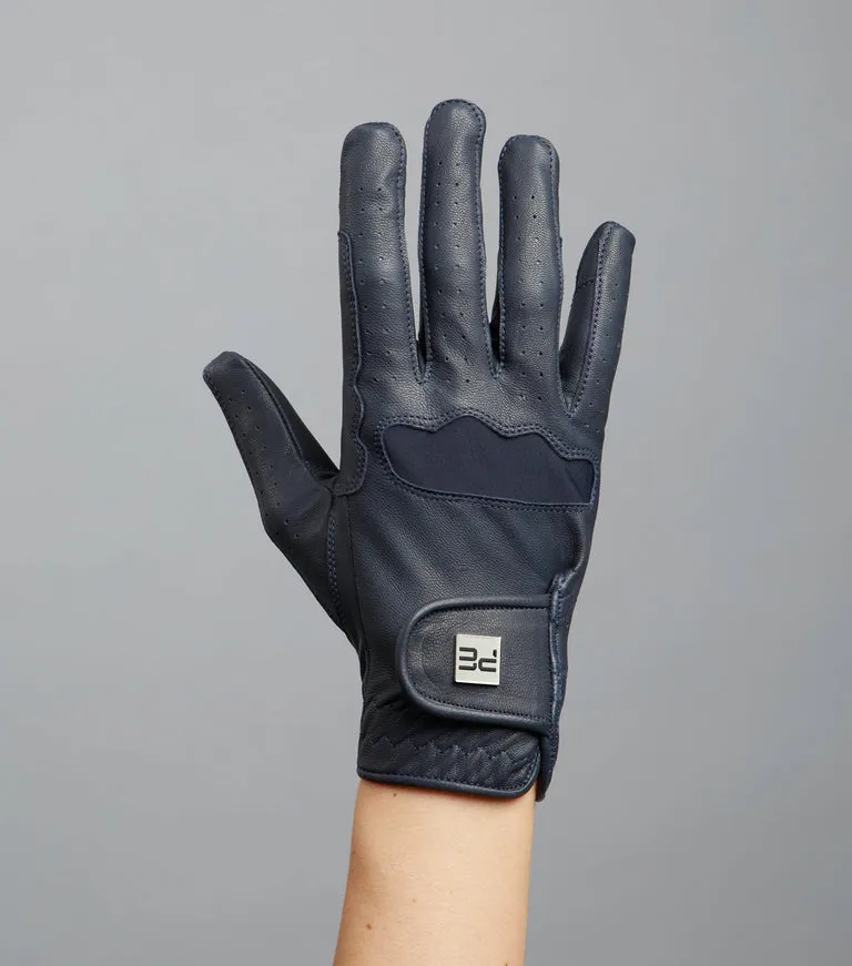 Premier Equine Mizar Leath Riding Glove Navy