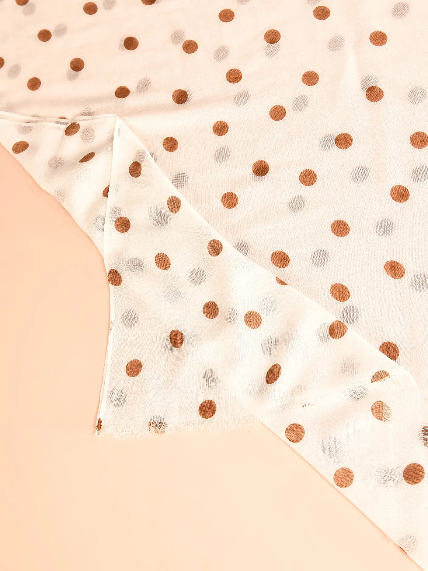 Printed polka dot Scarf