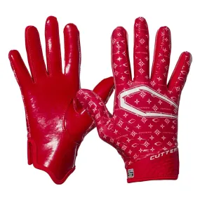 Red/White Lux Rev 5.0 Limited-Edition Youth Receiver Gloves