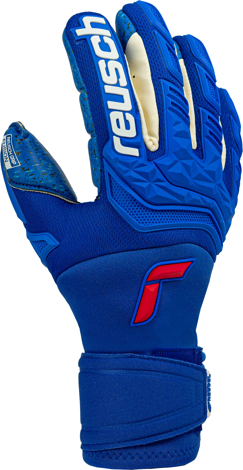 Reusch Attrakt Freegel Fusion Goaliator Goalkeeper Gloves  5170995 Blue/Blue