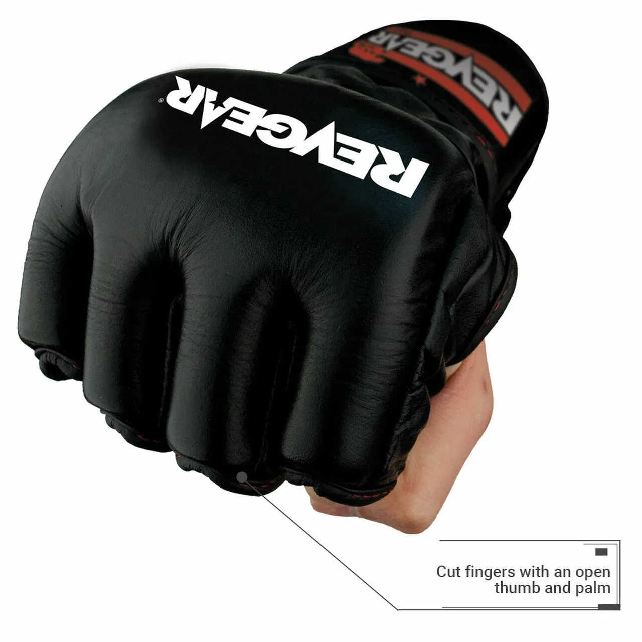 Revgear Pro Series Challenger 2 MMA Gloves - 4oz Competition Black