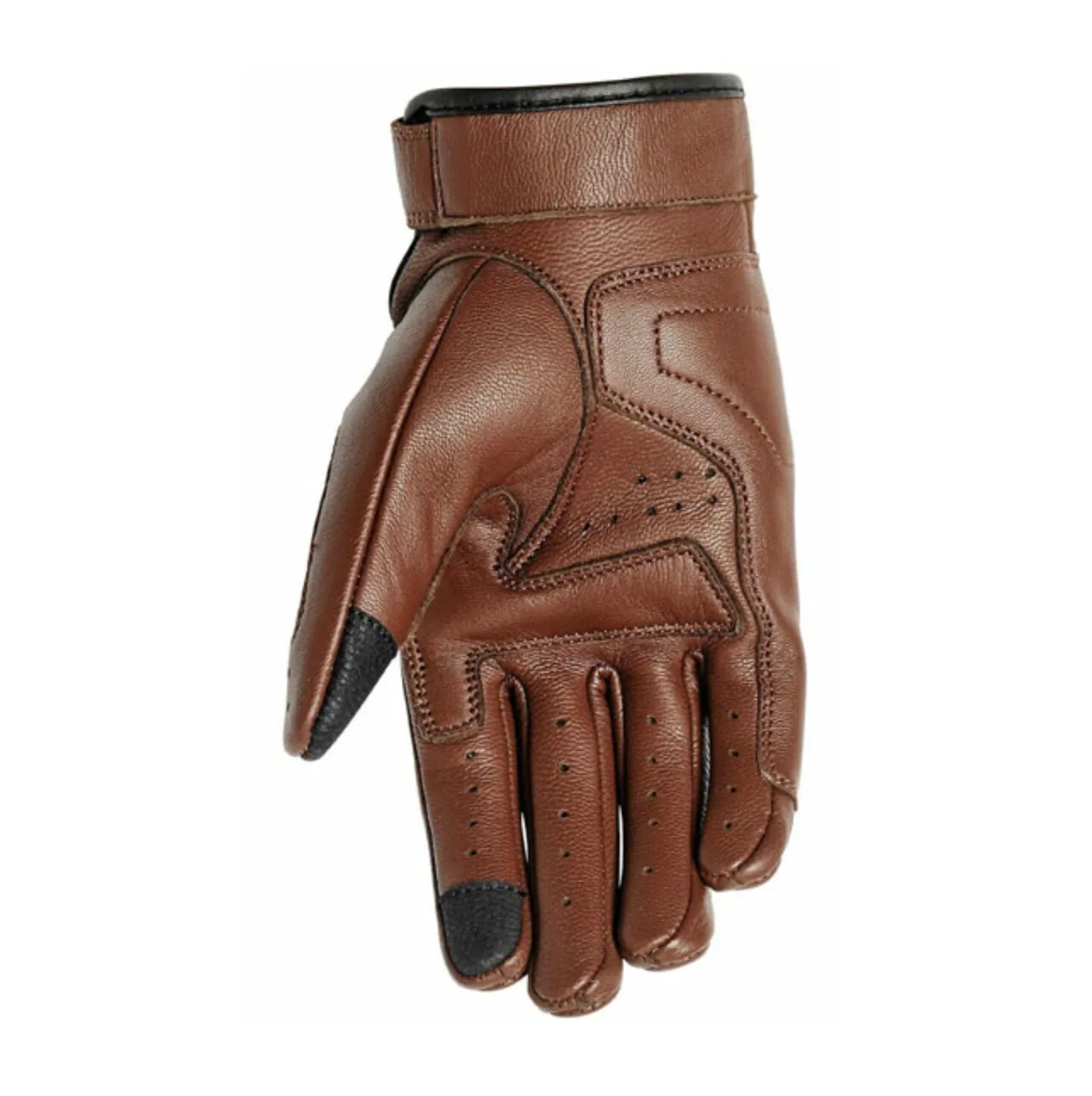 ROLAND SANDS FEMALE BONNIE LEATHER GLOVES TOBACCO