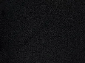 Sable Black Plain 60 Grams Georgette Fabric