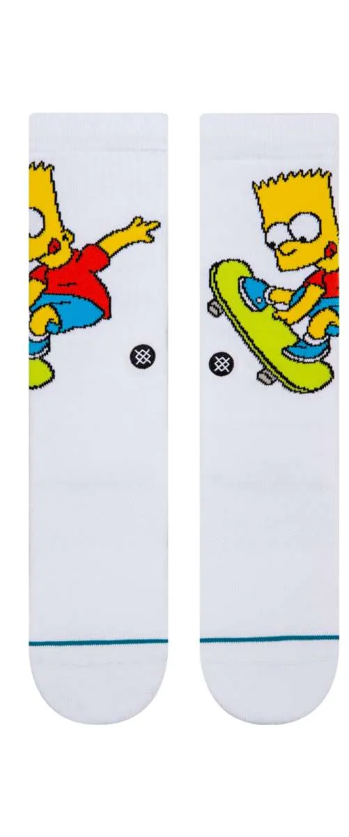 Stance Bart Simpsone Crew Cut Socks 2023