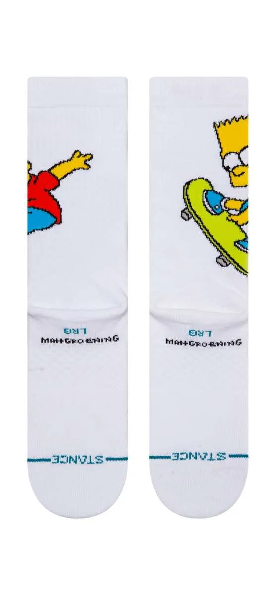 Stance Bart Simpsone Crew Cut Socks 2023