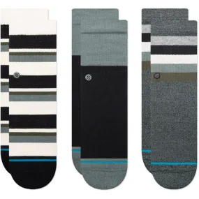 Stance Kid's Bounce Back Casual Crew Sock 3-Pack 2024