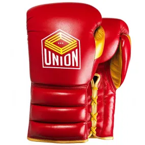 Union Boxing Pro Lace Glove  - Red