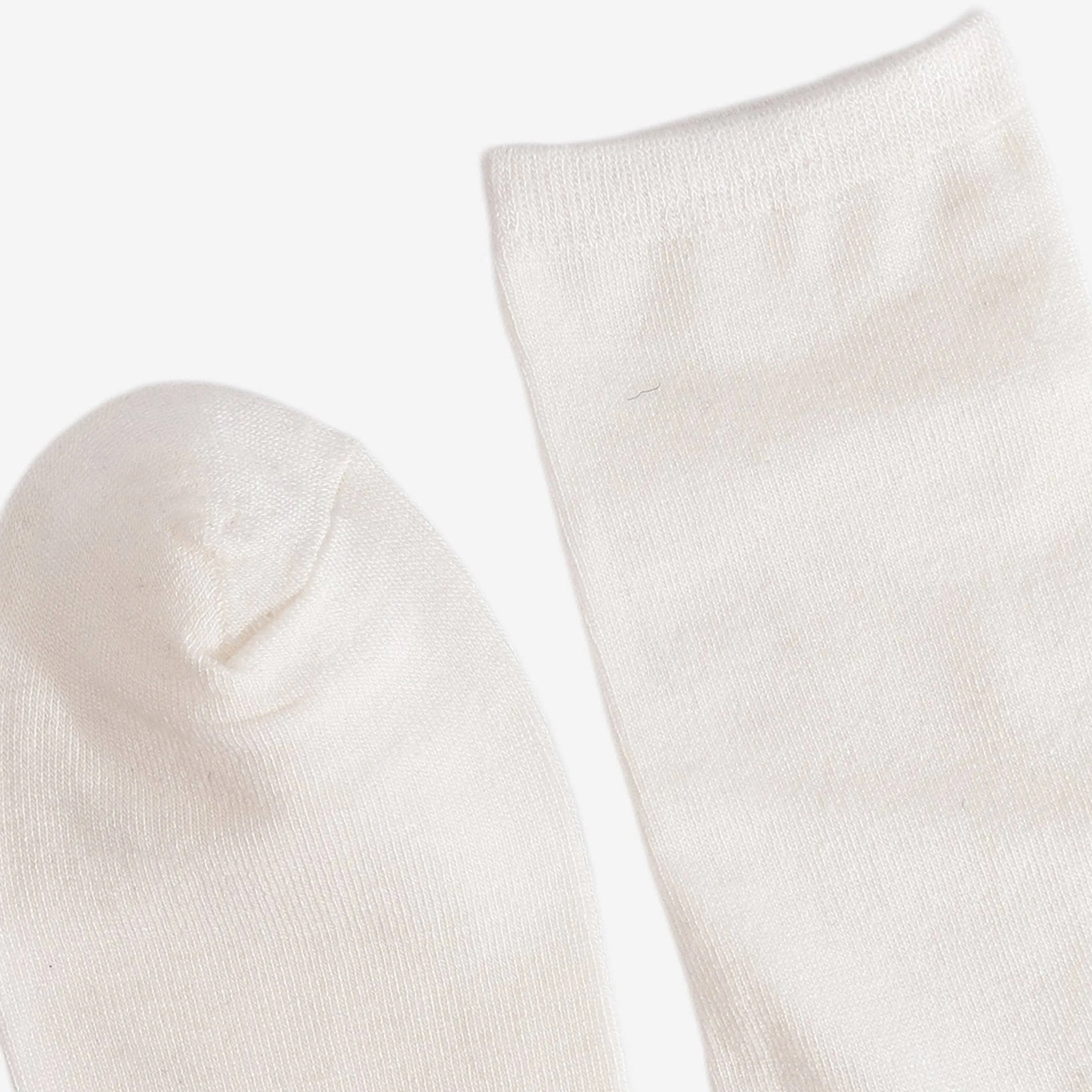 Women's Bamboo Socks - White: UK 3-7 | EU 36-40 | US 5-9