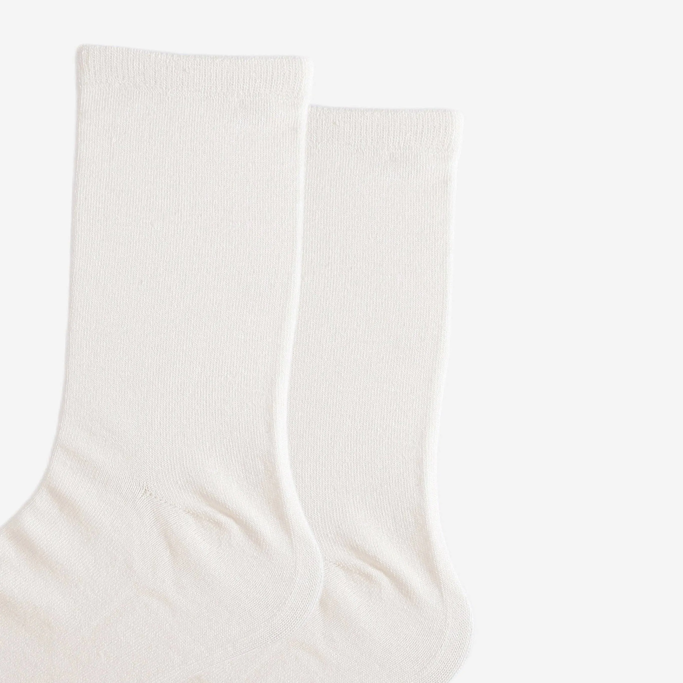 Women's Bamboo Socks - White: UK 3-7 | EU 36-40 | US 5-9