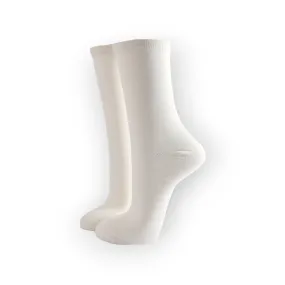 Women's Bamboo Socks - White: UK 3-7 | EU 36-40 | US 5-9