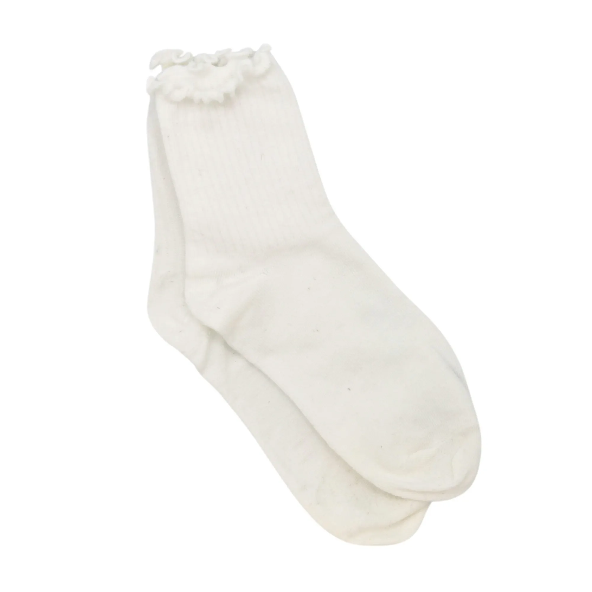 Women's Scalloped Rib Socks