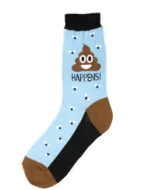 Women's Sock - Poop Happens - 6924